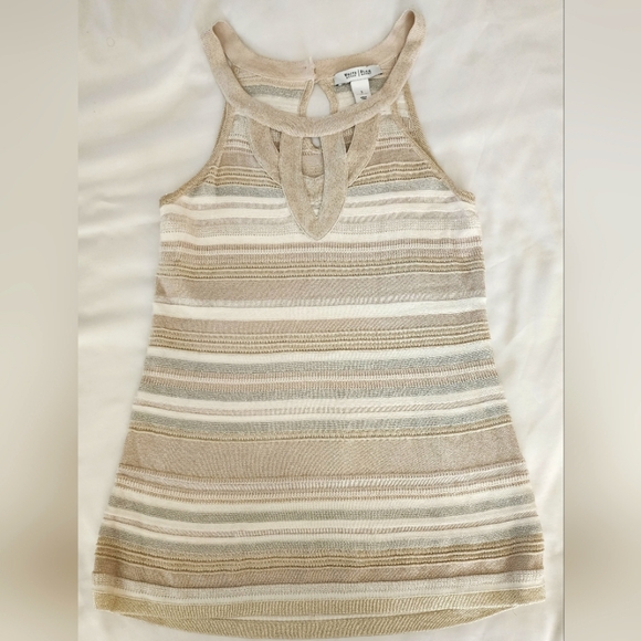 WHBM gold-tan tank - Picture 1 of 1